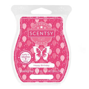 Scentsy Happy Birthday Wax Bar New Vanilla Sugar Cake Bakery Scent Melt